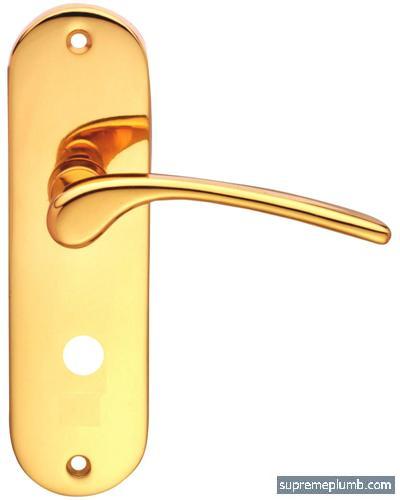 Valencia Lever Bathroom - Polished Brass